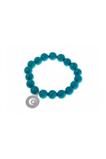 Boho Turquoise Islam Charm Bracelet