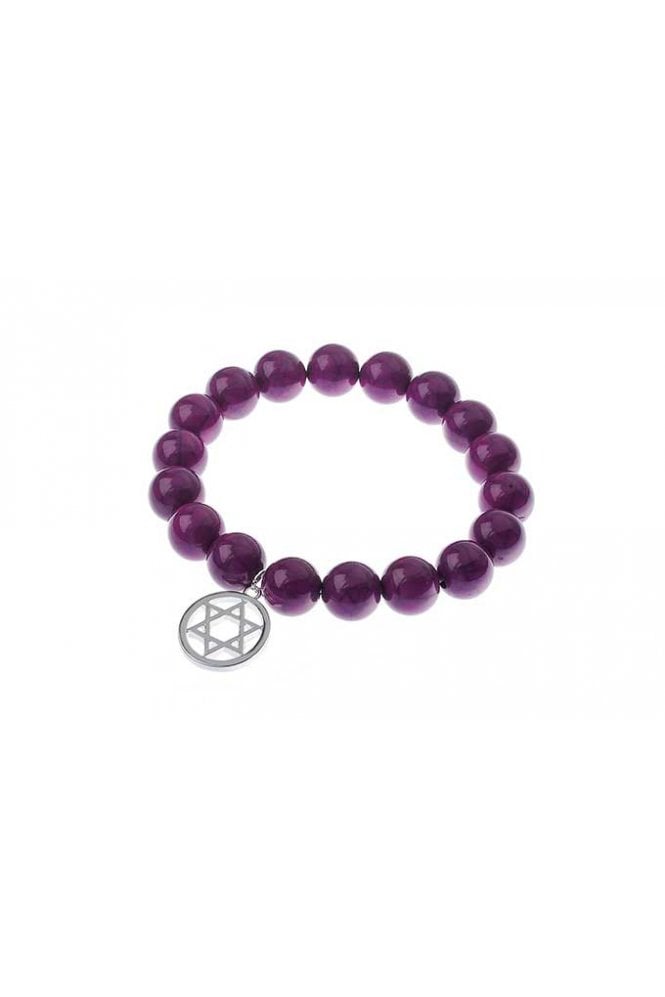 Majique London Jewish Charm Bead Bracelet