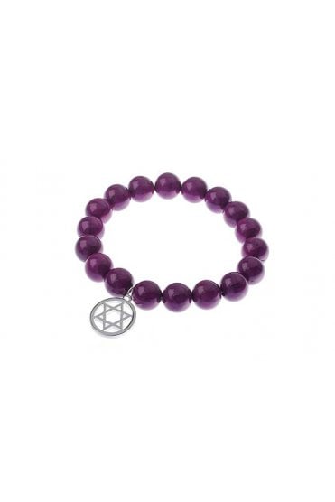 Jewish Charm Bead Bracelet