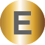 Gold Initial E