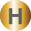 Gold Initial H