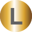 Gold Initial L
