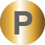 Gold Initial P
