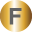Gold Initial F