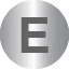 Silver Initial E