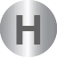Silver Initial H