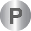 Silver Initial P