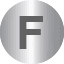 Silver Initial F