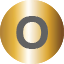 Gold Initial O