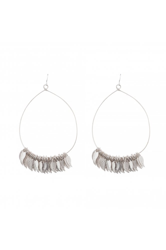 Majique London Boho Leaf Drop Earring
