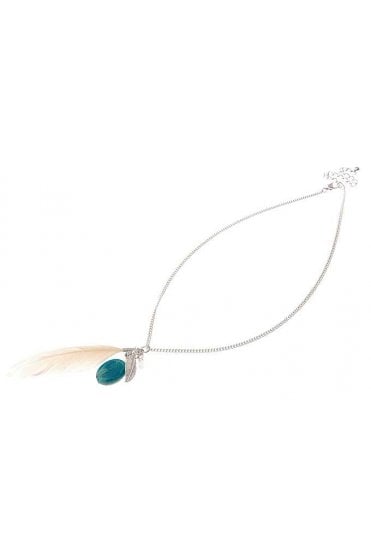 Boho Turquoise Chain Necklace