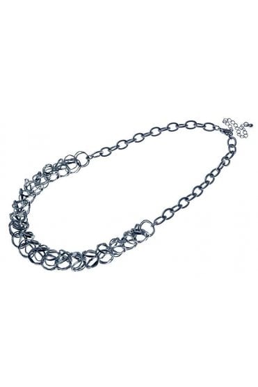 Bold Rhodium Link Chain Necklace