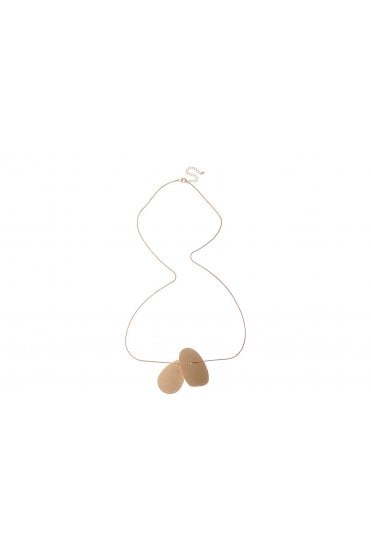 Brass Cascade Necklace