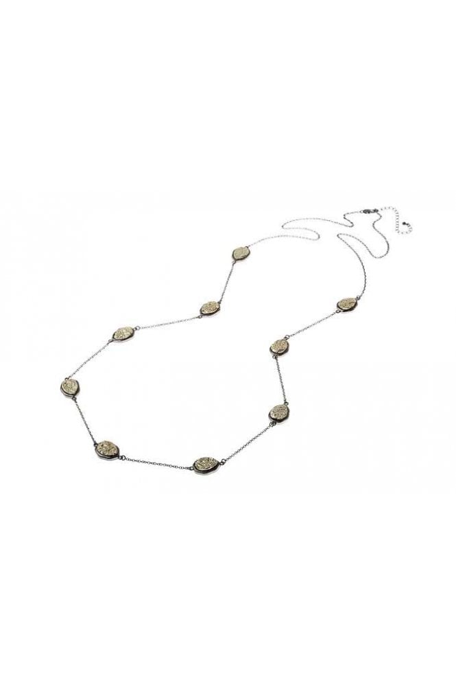 Majique London Bronzed Shine Long Necklace