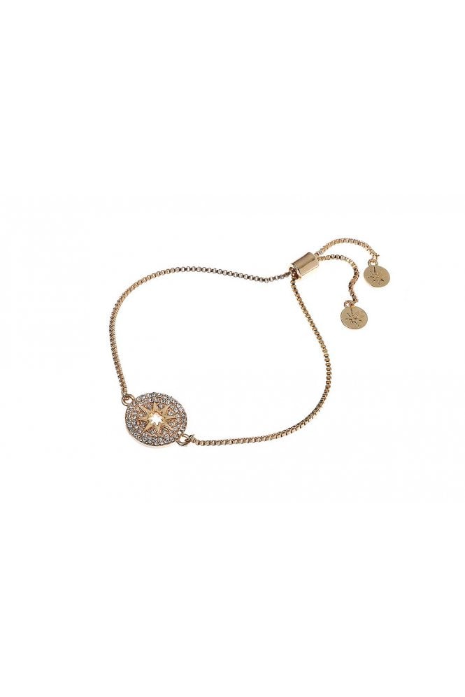 Majique London Celestial Crystal Star Slider Bracelet