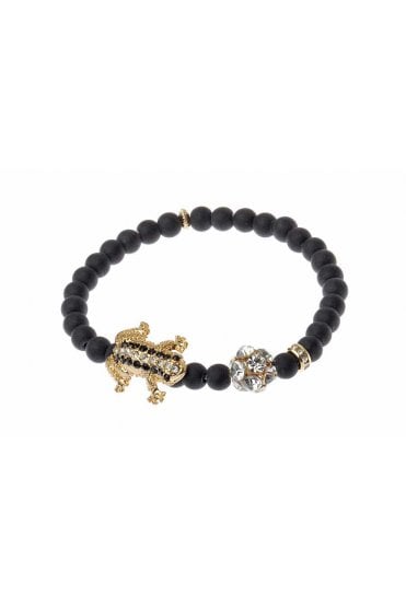Charming Frog Bead Bracelet
