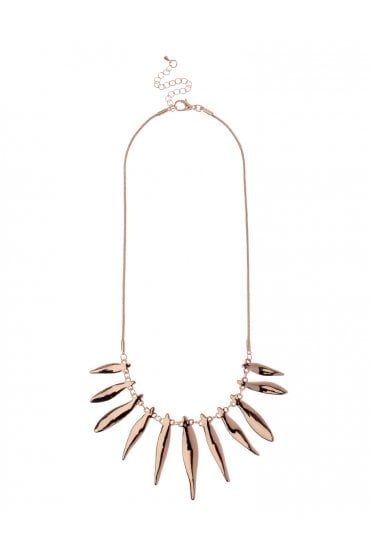 Chic Oval Bar Chain Necklace