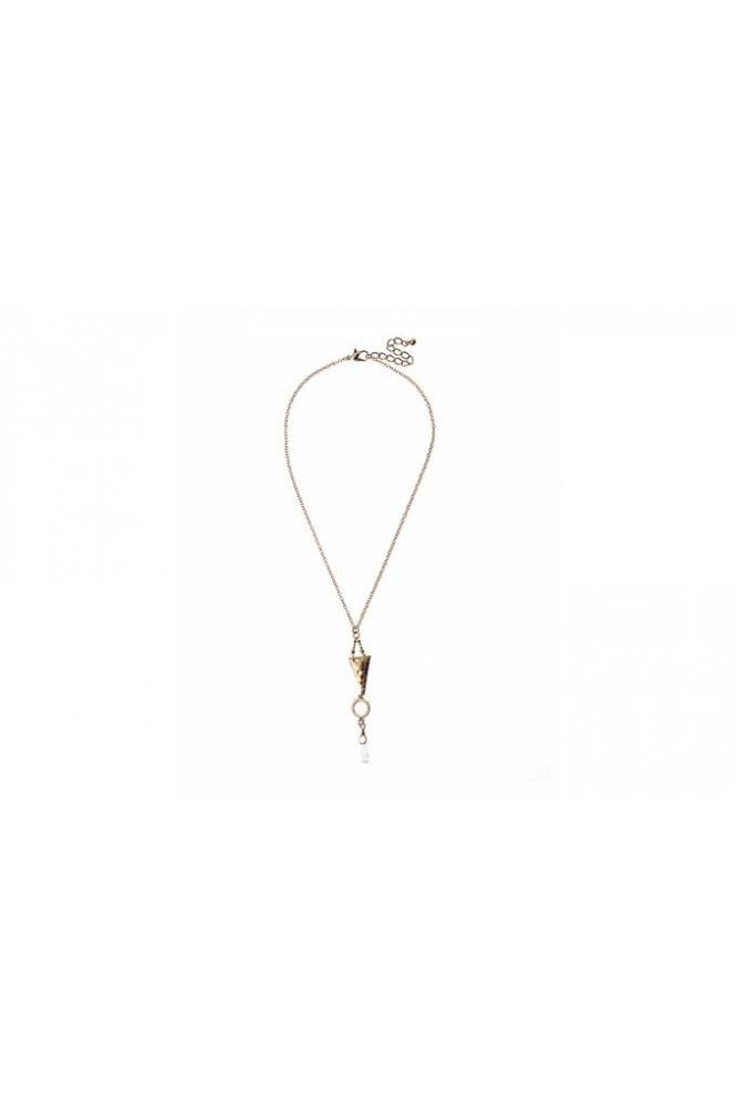 Majique London Chic Triangle Pendant Necklace