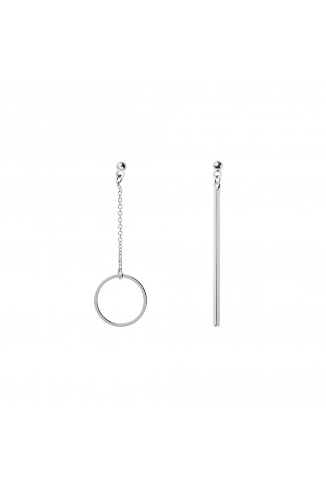 Majique London Circle Bar Drop Earring