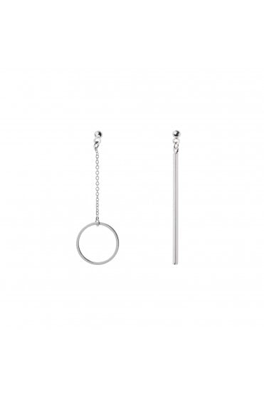 Circle Bar Drop Earring