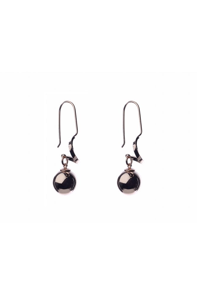 Majique London Coil Drop Ball Earring