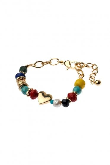 Colour Pop Heart Bracelet