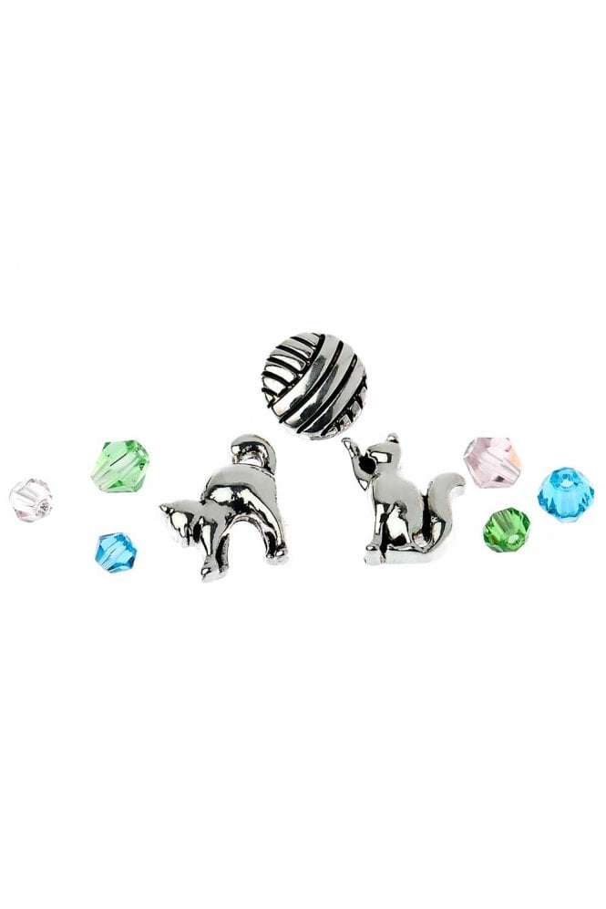 Majique London Colourful Kitty Charms
