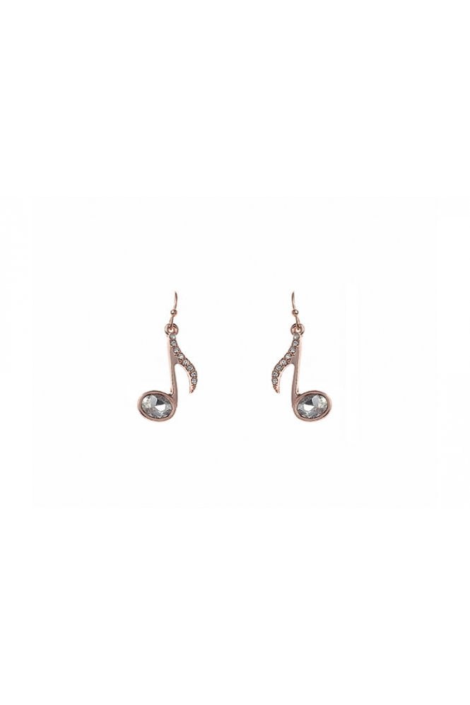 Majique London Crystal Melody Fish Hook Earring
