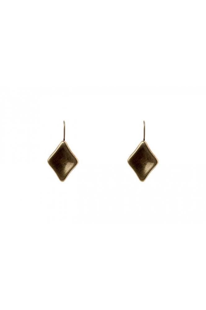 Majique London Diamond Drop Fish Hook Earring