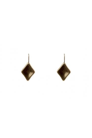 Diamond Drop Fish Hook Earring