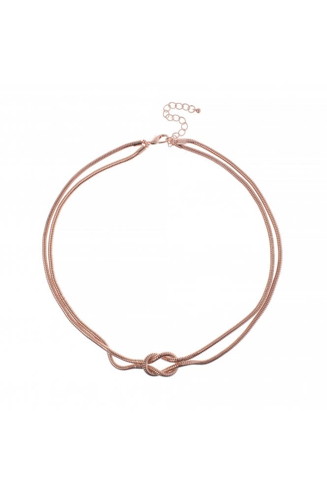 Majique London Dual Snake Chain Necklace