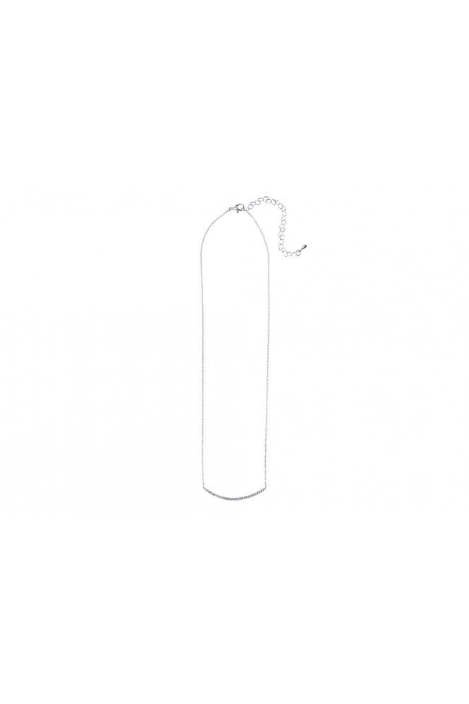 Majique London Elegant Crystal Bar Necklace