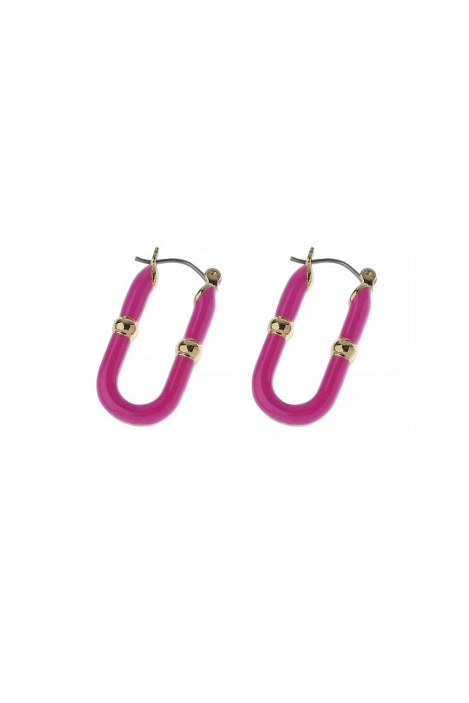 Majique London Golden Edge Hinged Earring