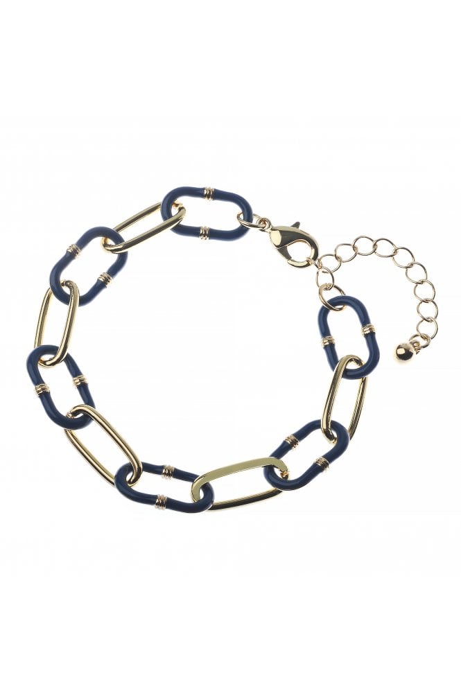 Majique London Golden Pop Link Bracelet