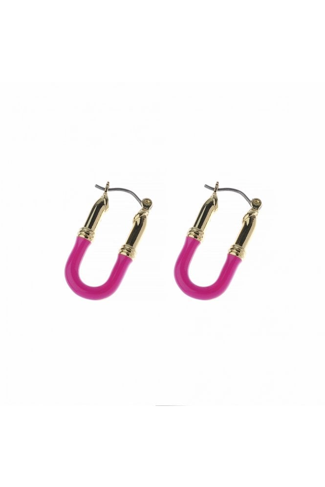 Majique London Golden Twist Hinged Earring