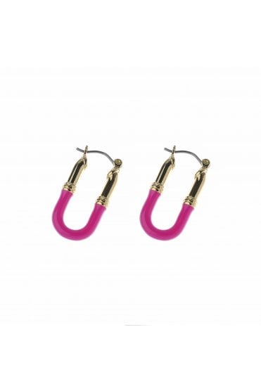 Golden Twist Hinged Earring