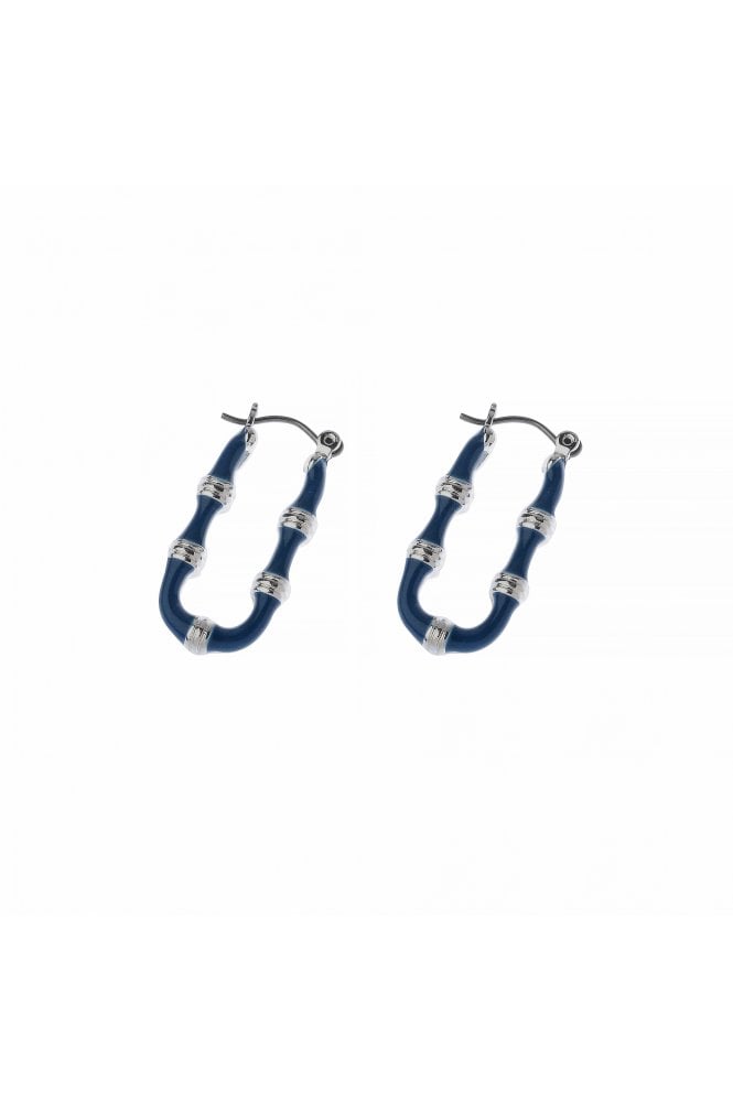 Majique London Silver Glow Hinged Earring