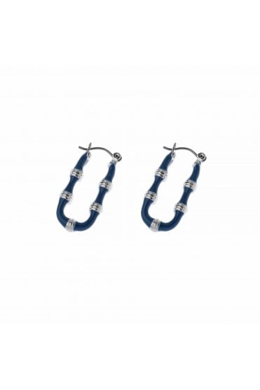 Silver Glow Hinged Earring