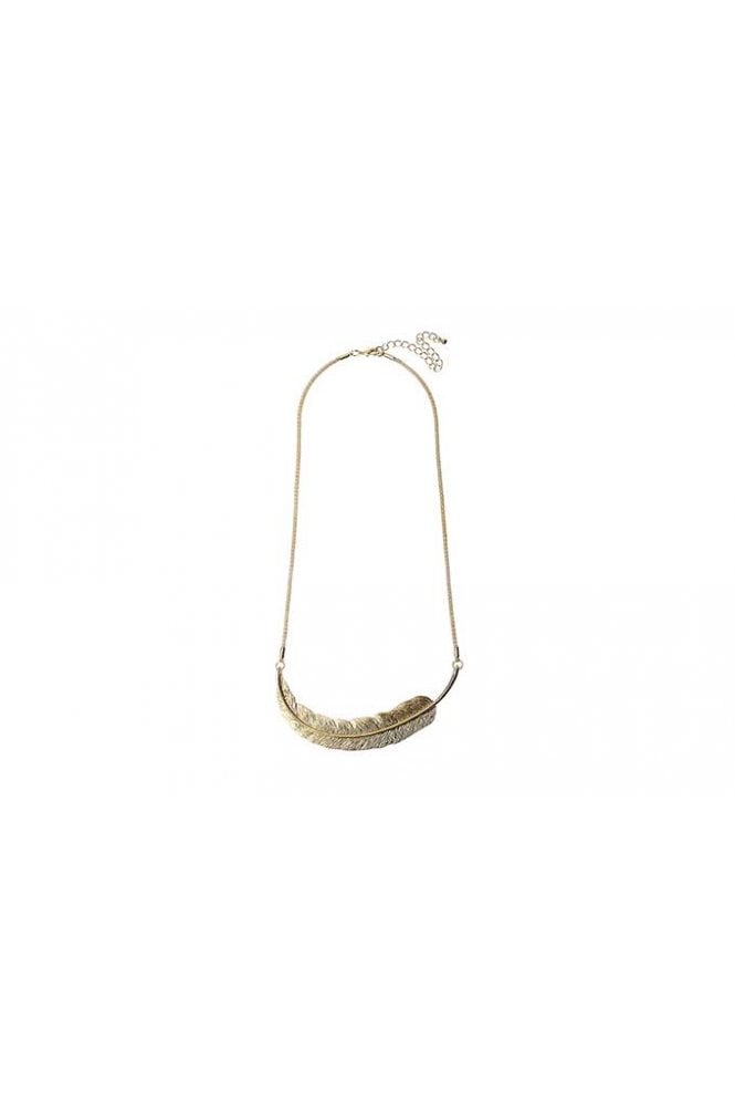 Majique London Feathered Link Necklace
