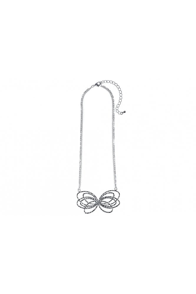 Majique London Fly Free Butterfly Pendant Necklace