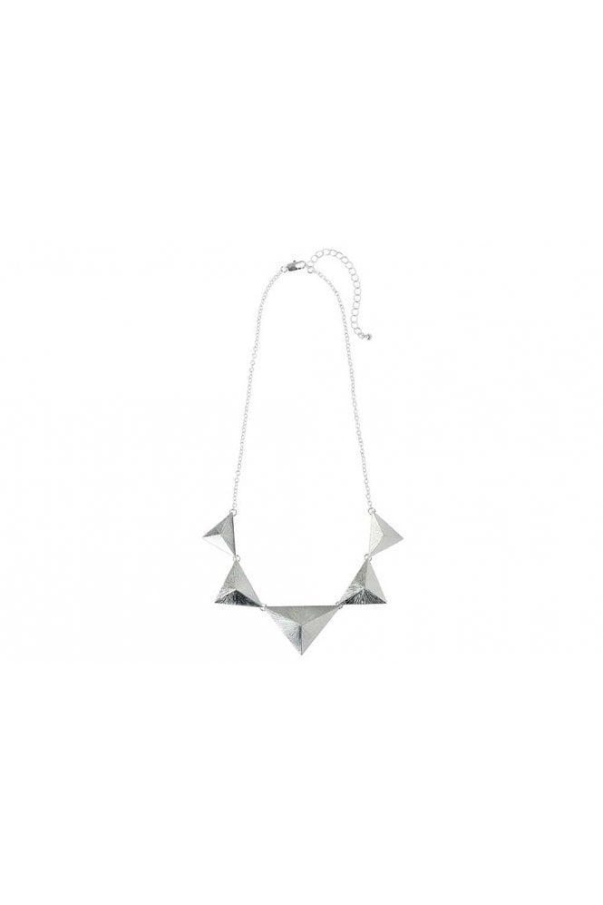 Majique London Geo Luxe Triangle Necklace