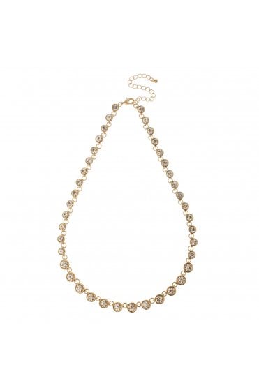 Glam Gold Diamante Necklace
