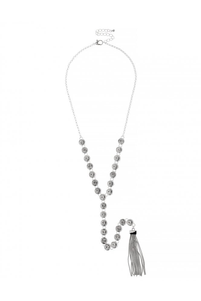 Majique London Gleam & Grace Tassel Necklace