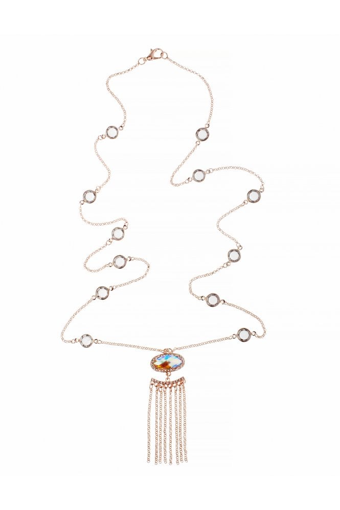 Majique London Gleam & Grace Tassel Necklace