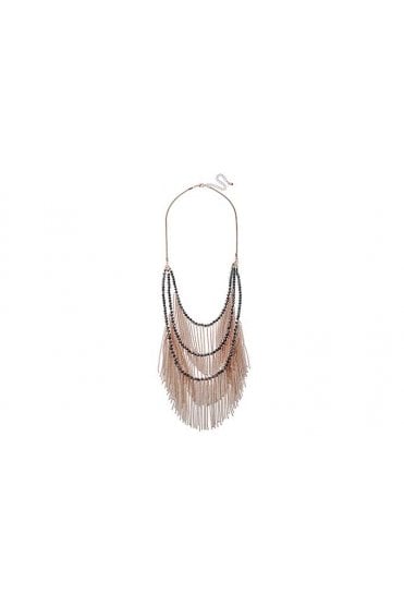 Gleaming Rose Gold Strand Necklace