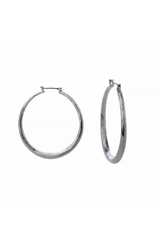 Majique London Glow Click Round Hoop Earring