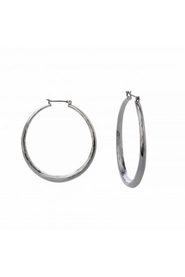 Glow Click Round Hoop Earring