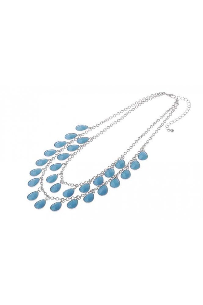 Majique London Glow Cut Tear Necklace