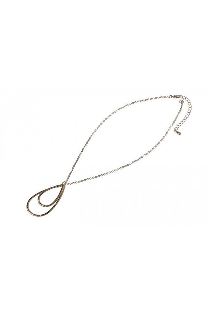 Majique London Golden Cascade Pendant Necklace