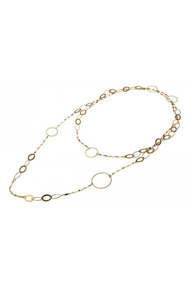 Majique London Golden Circle Link Necklace